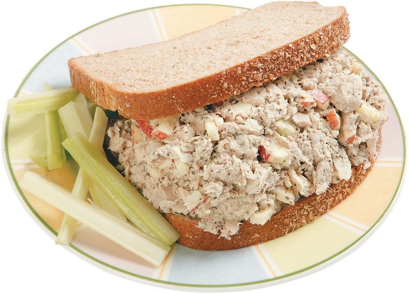 Apple Walnut Tuna Sandwich Food Picture