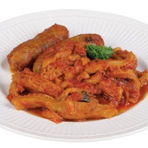 Beef Tripe on a Plate Food Picture