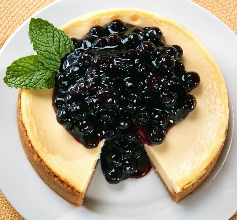 Blueberry Cheesecake Food Picture