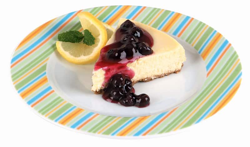 Blueberry Cheese Cake Food Picture
