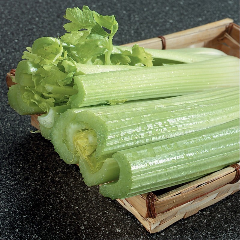 Celery Hearts in a Basket Food Picture