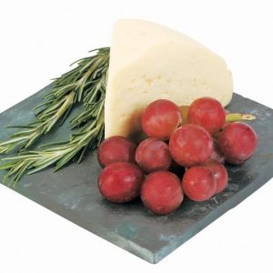 De Mont Deux Cheese on Stone Slab with Garnish Food Picture