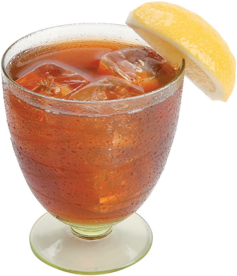 Cup of Iced Tea with Lemon Slice Food Picture