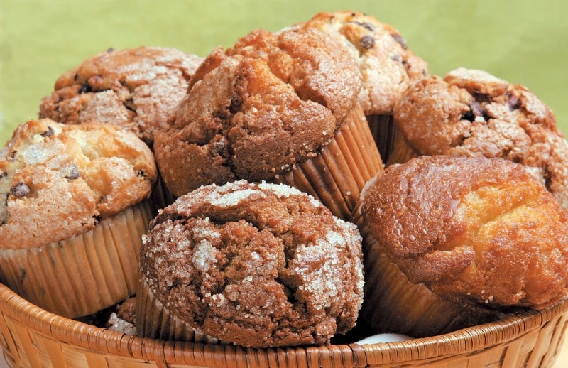 Muffin Basket Food Picture