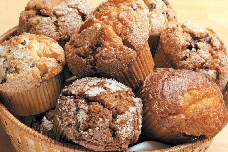 Muffin Basket Food Picture