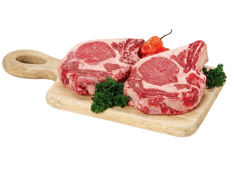 Raw Beef Rib Eye Steak Semi Bnls Food Picture