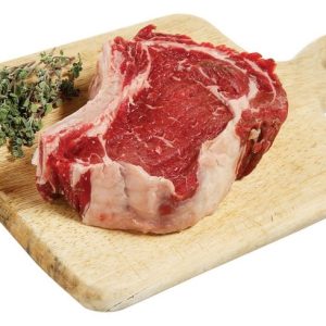 Boneless Raw Beef Rib Roast on Wooden Board Food Picture