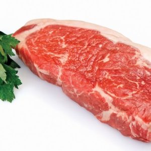 Boneless NY Raw Beef Strip Steak Food Picture