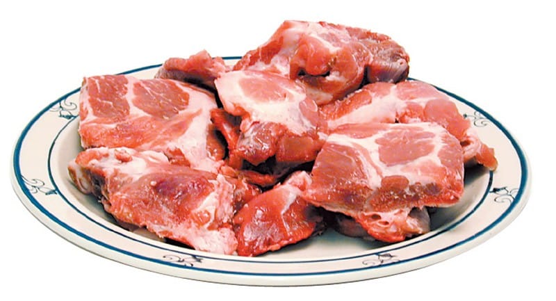 Raw Pork Neck Bone Food Picture