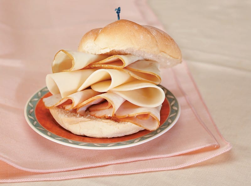 Turkey and Cheese Sandwich Food Picture